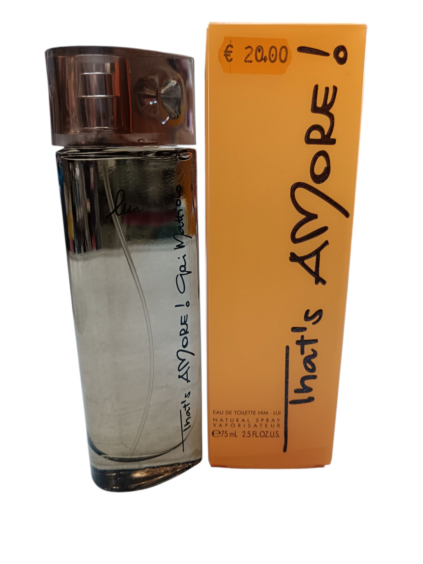 That's Amore eau de toilette for him 75ml