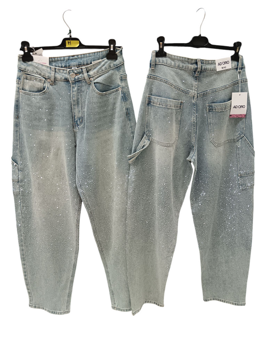 Jeans ballon scintillante