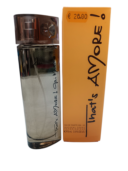 That's Amore eau de toilette for him 75ml